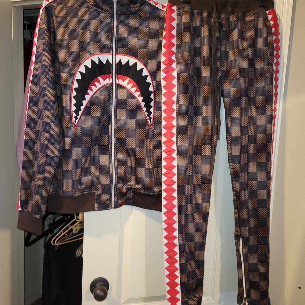 Hudson Outerwear Brown and Red Performance Jacket